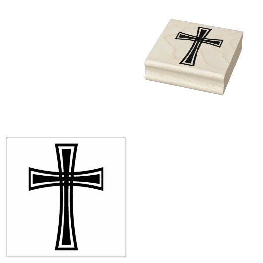 Cross Rubberstempel (Gestempeld)