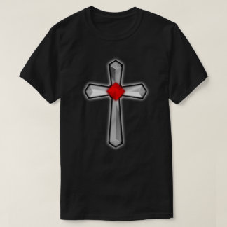 Cross Ruby Rode Edelsteen T-shirt
