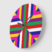 Cross-section of a Star - Green/Red - Balanced Grote Klok (Hoek)