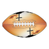 Cross-silloette bij schemering american football (Voorkant)