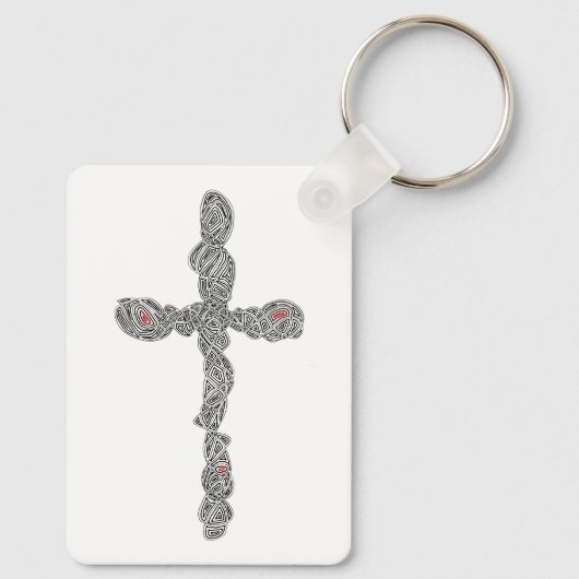 Cross Sleutelhanger (Achterkant)