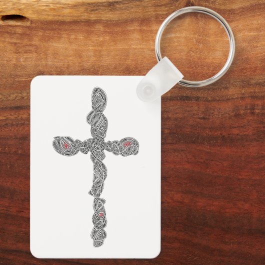 Cross Sleutelhanger (Achterkant)