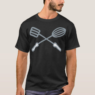 cross stirner 2 emblem chef cook cooking di t-shirt