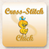 Cross-Stitch Chick Drankjes Onderzetter (Voorkant)
