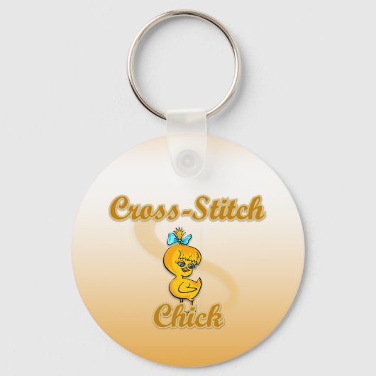 Cross-Stitch Chick Sleutelhanger (Voorkant)