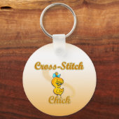 Cross-Stitch Chick Sleutelhanger (Voorkant)