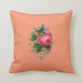 Cross Stitch Floral Uitzicht Kussen