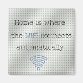 Cross Stitch Home WIFI Magneet (Voorkant)