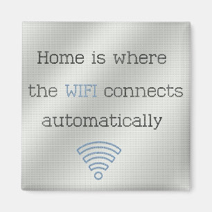 Cross Stitch Home WIFI Magneet