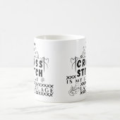  Cross Stitch Is My Love Language - X-Stitch Lover Koffiemok (Center)