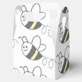 Cross Stitch Pattern Print Schattige Bee Baby show Bedankdoosjes (Geopend)