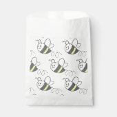Cross Stitch Pattern Print Schattige Bee Baby show Bedankzakje (Voorkant)