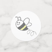 Cross Stitch Pattern Print Schattige Bee Baby show Confetti