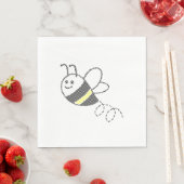 Cross Stitch Pattern Print Schattige Bee Baby show Servet (Insitu)