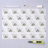 Cross Stitch Pattern Print Schattigee bij Tissuepapier (Craft)