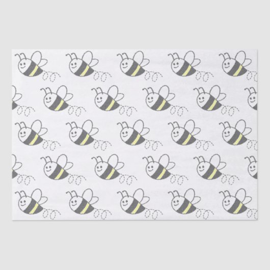 Cross Stitch Pattern Print Schattigee bij Tissuepapier (Voorkant)