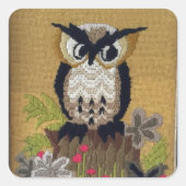 Cross Stitch Uil 1970s Stickers (Voorkant)