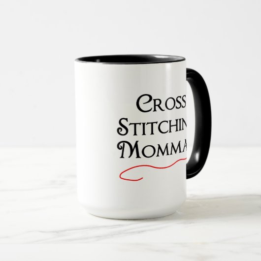 Cross Stitching Momma Mok (Voorkant rechts)