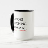 Cross Stitching Momma Mok (Voorkant links)