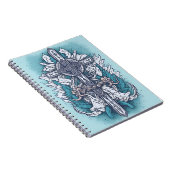 cross tattoo flower 19 notitieboek (Rechterzijde)