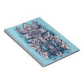 cross tattoo flower 24 notitieboek (Rechterzijde)