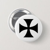 Cross Templar Ronde Button 5,7 Cm (Voorkant /achterkant)