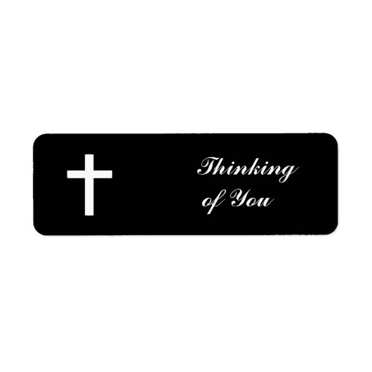 CROSS- TERUGKEERADRES ETIKET (Voorkant)