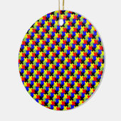 Cross - Tetris - Retro Keramisch Ornament (Links)