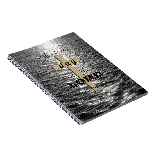 Cross This day the Lord hath made spiral notebook Notitieboek (Rechterzijde)