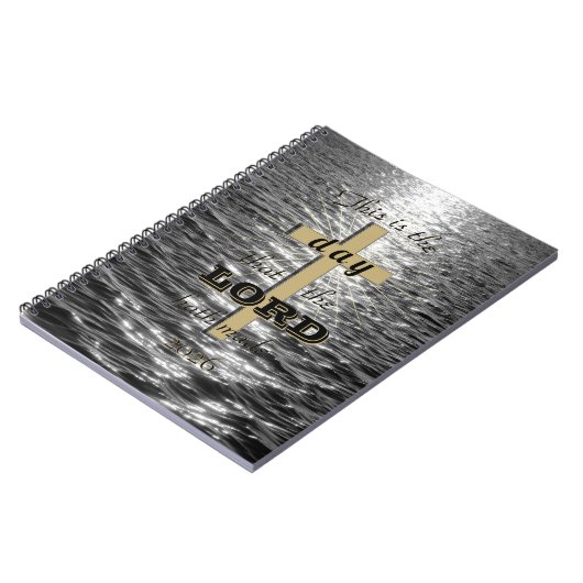 Cross This day the Lord hath made spiral notebook Notitieboek (Linkerzijde)