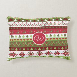 Cross-titch look Accent Pillow 16 x 12 inch Accent Kussen