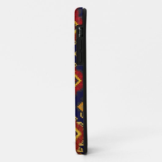 Cross-titch Pattern iPhone 5 ID Hoesje (Achterkant/links)