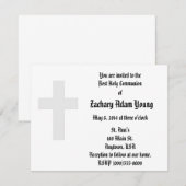 "Cross" uitnodigingen (Voorkant / Achterkant)