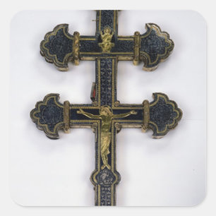 Cross, van Clairmarais Abbey Vierkante Sticker
