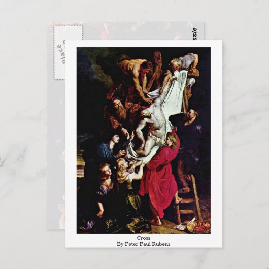 Cross van Peter Paul Rubens Briefkaart (Voorkant / Achterkant)