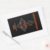 Cross/Warrior...MS Rechthoekige Sticker (Envelop)