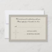 Cross-Watermark Religieuze Responskaart Kaart (Voorkant)