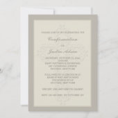 Cross Watermark Religieuze uitnodiging (Voorkant)