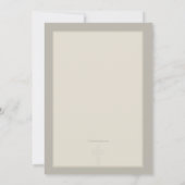Cross Watermark Religieuze uitnodiging (Achterkant)