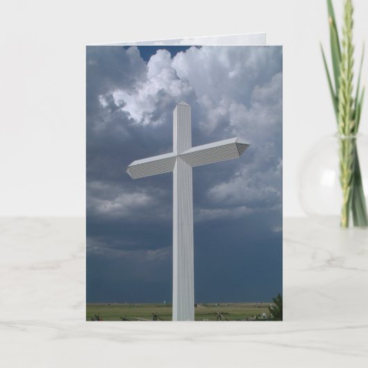 cross-Wenskaart Kaart (Voorkant)