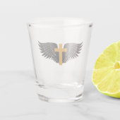 Cross Wing Shot Glas (Achterkant)