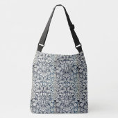 Crossbody Bag - Blue & White Wallpaper Design Tas (Voorkant)