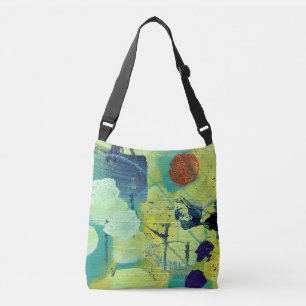 Crossbody Bag in Open Meadow/Fenceposts Design Crossbody Tas