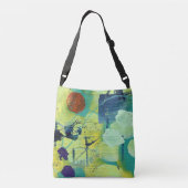 Crossbody Bag in Open Meadow/Fenceposts Design Tas (Achterkant)