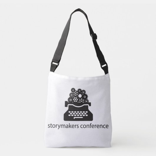 Crossbody Bag met zwarte Logo Tas (Voorkant)