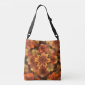 Crossbody tas herfst bladeren voor haar aangepaste (Achterkant)