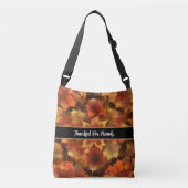 Crossbody tas herfst bladeren voor haar aangepaste (Voorkant)