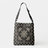 CrossBody tas met zwarte en sepia medailles (Achterkant)
