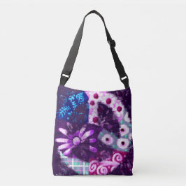 Crossbody Tas Purse - Abstracte Vredesteken Kunst