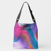Crossbody Tote Bag - Abstracte Kunst (Voorkant)